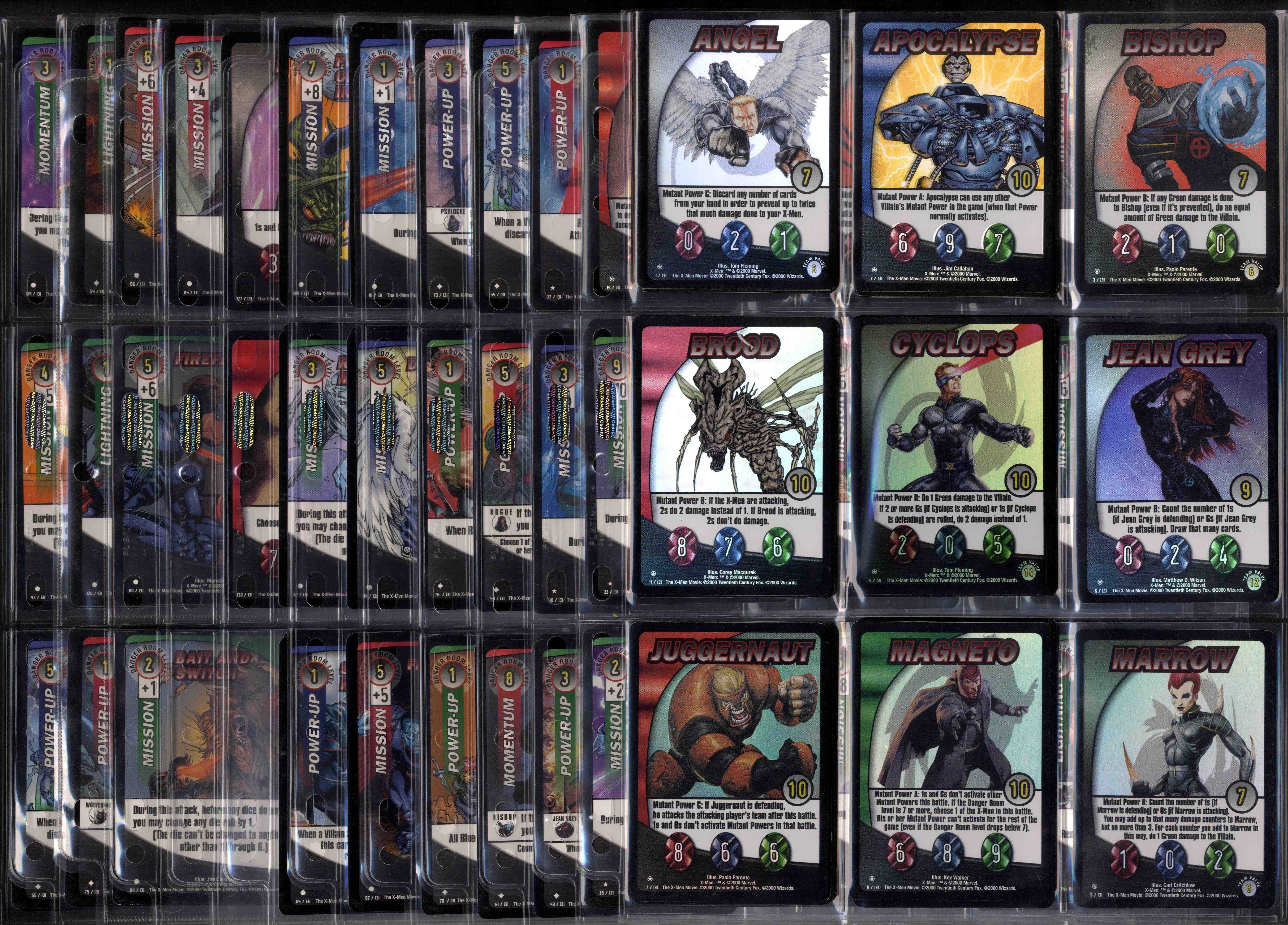 X-MEN 2000 - Complete Set + Extras - 131/131