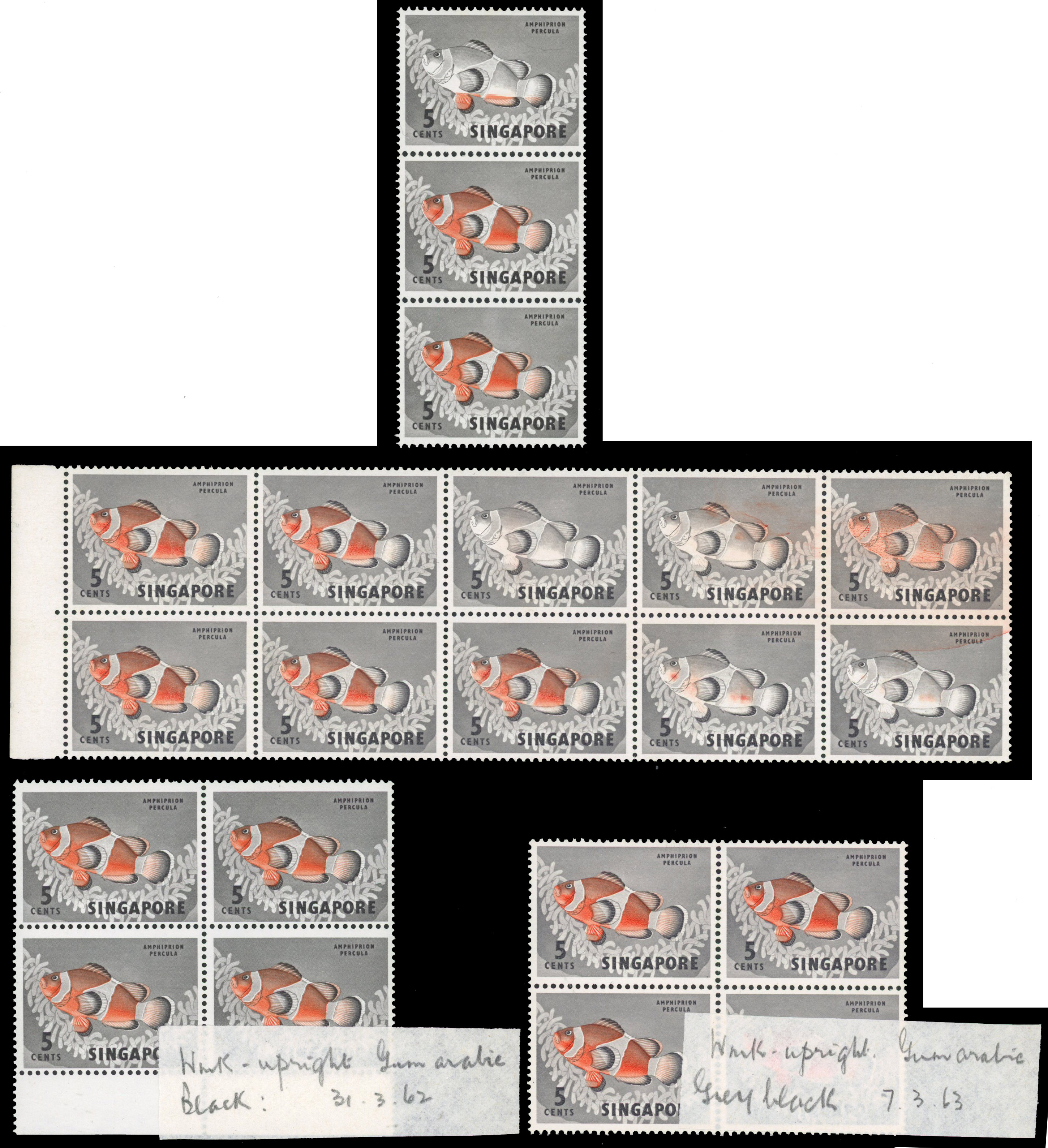 Singapore SG 66 vars mint