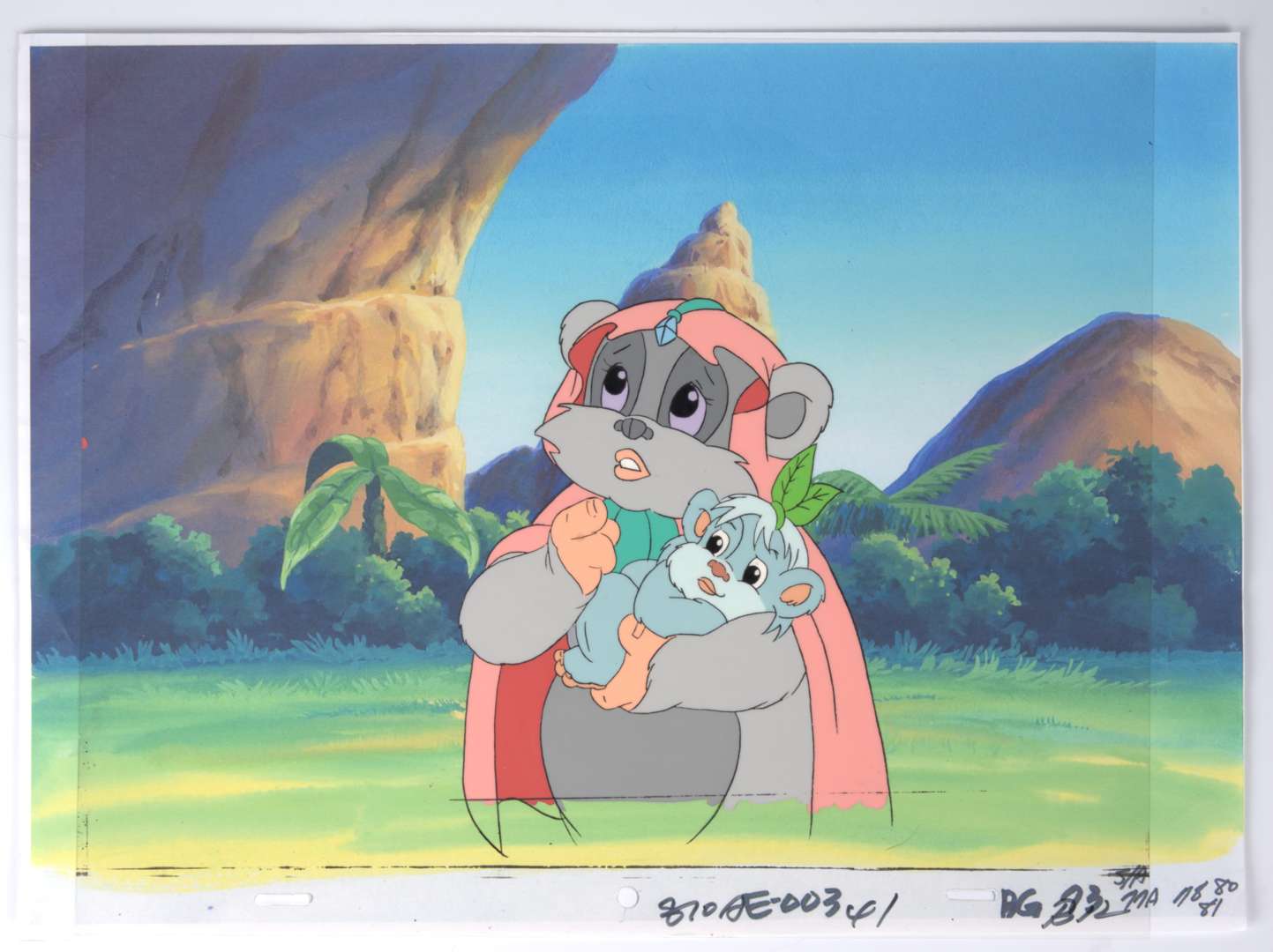 Star Wars: Ewoks The Animated Series Original Hand Painted Production Cels (Lucas Film, 1985-1986) Total 3