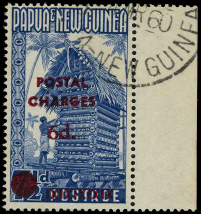POSTAGE DUE: 1960 6d on 7½d blue, type...