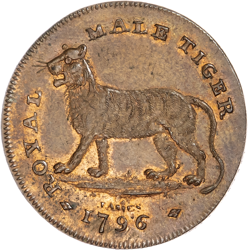 London - Strand, Gilbert Pidcock Halfpenny 1796