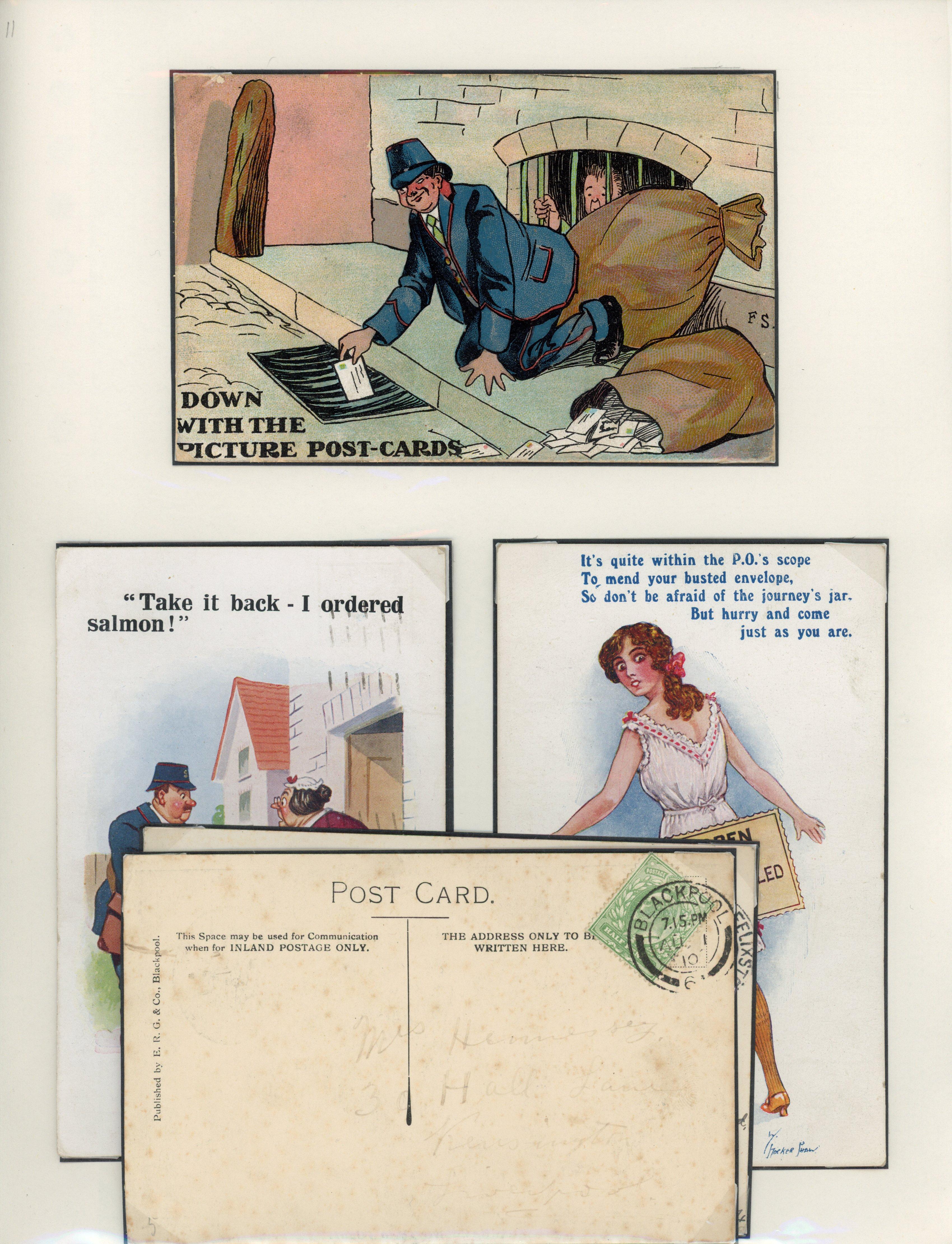 Europe selection of postcards of different themes