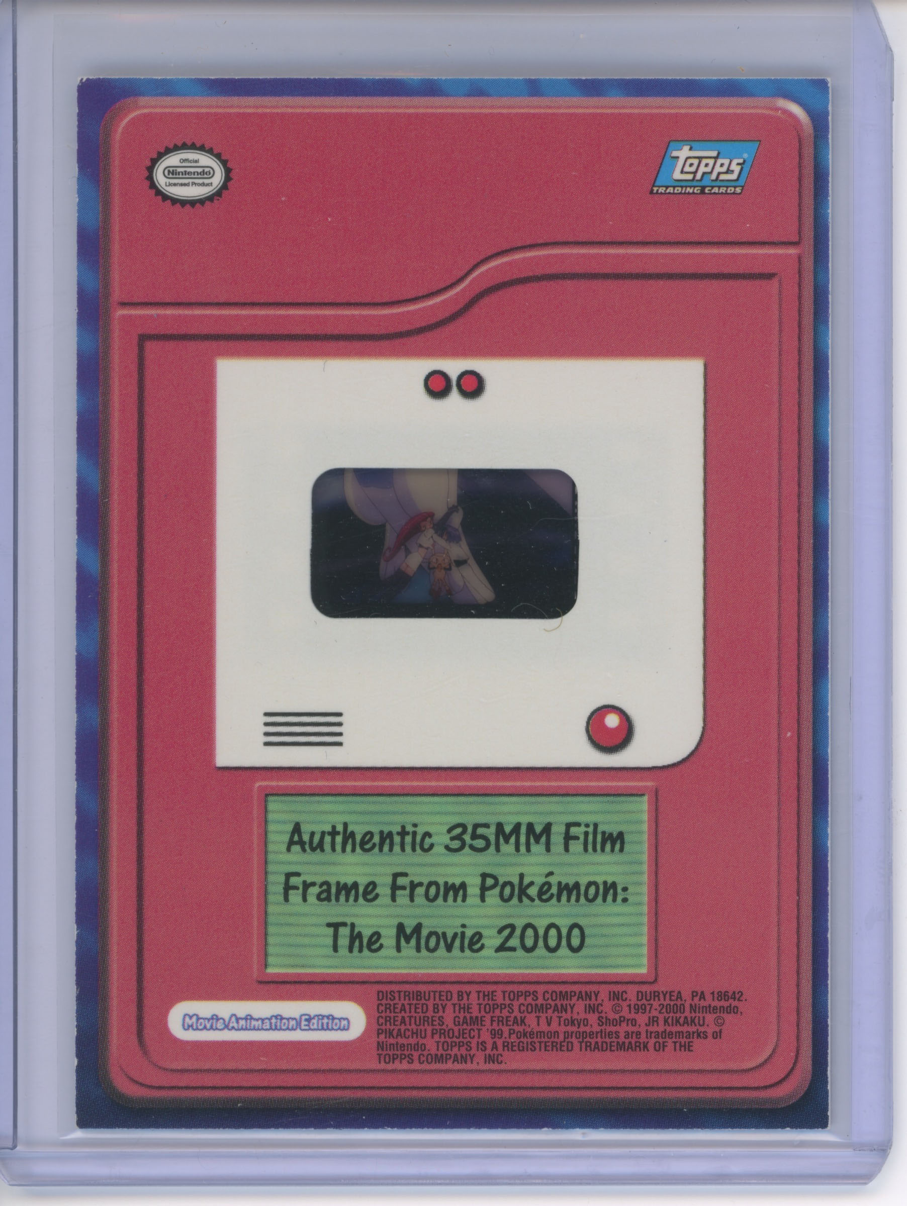 Pokémon Topps - Authentic Film Cell - Pokémon The Movie 2000