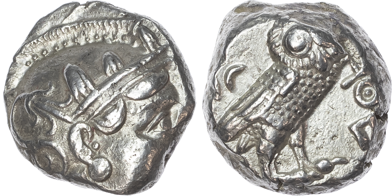 Attica, Athens (c. 350-320 BC) AR Tetradrachm, 17.07g. 