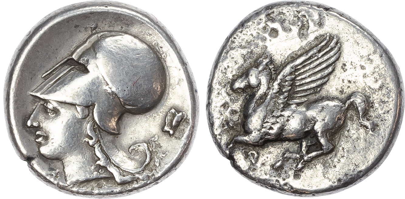 Corinthia, Corinth (c. 275-300 BC) AR Stater, 8.39g. 