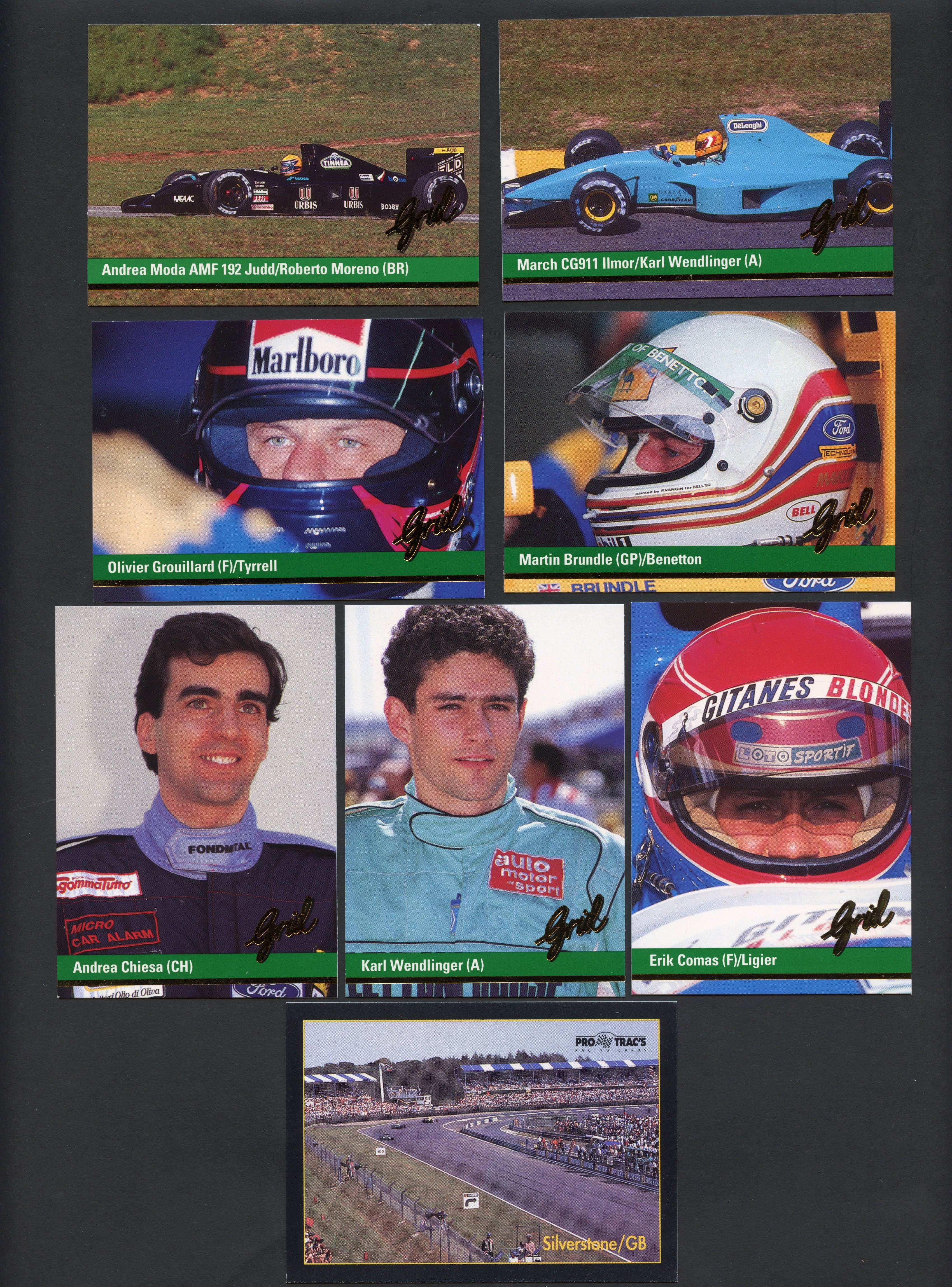 Past auction: PSA 9 1992 GRID F1 Michael Schumacher #84 + Extras 