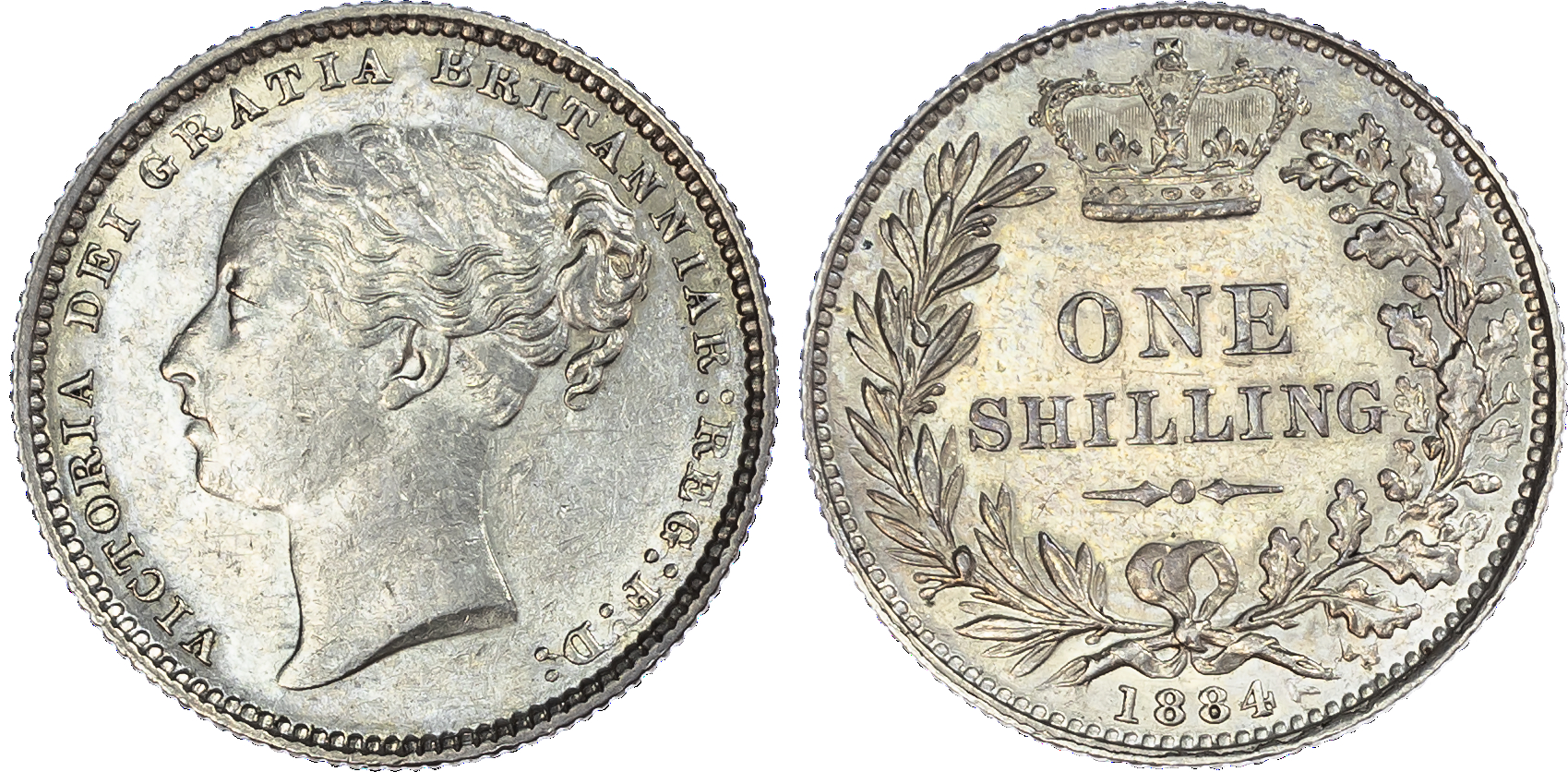 Victoria (1837-1901), Shilling, 1884