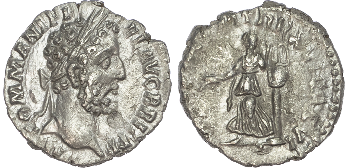 Commodus (AD 177-192) AR Denarius, Rome, AD 190-191, 2.07g.