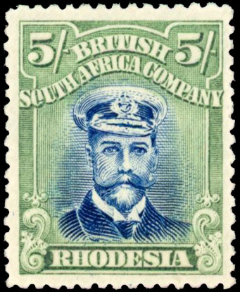 Rhodesia 5/- SG 307 mint