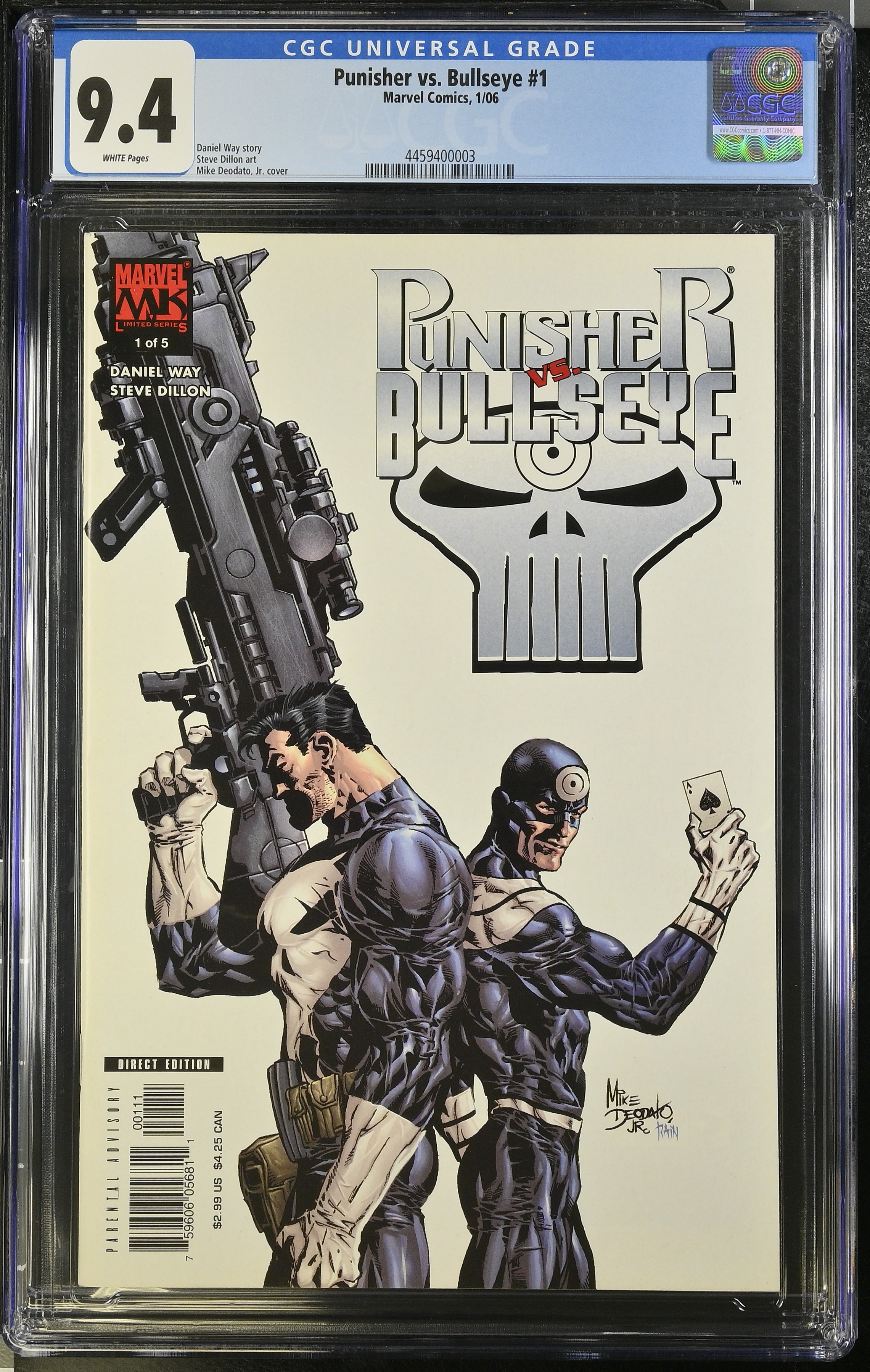 Punisher VS Bullseye #1 (Marvel Comics 2006) CGC 9.4