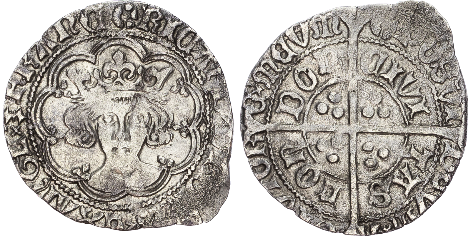 Richard III (1483-1485), Groat, London mint, mm. sun and rose 1.
