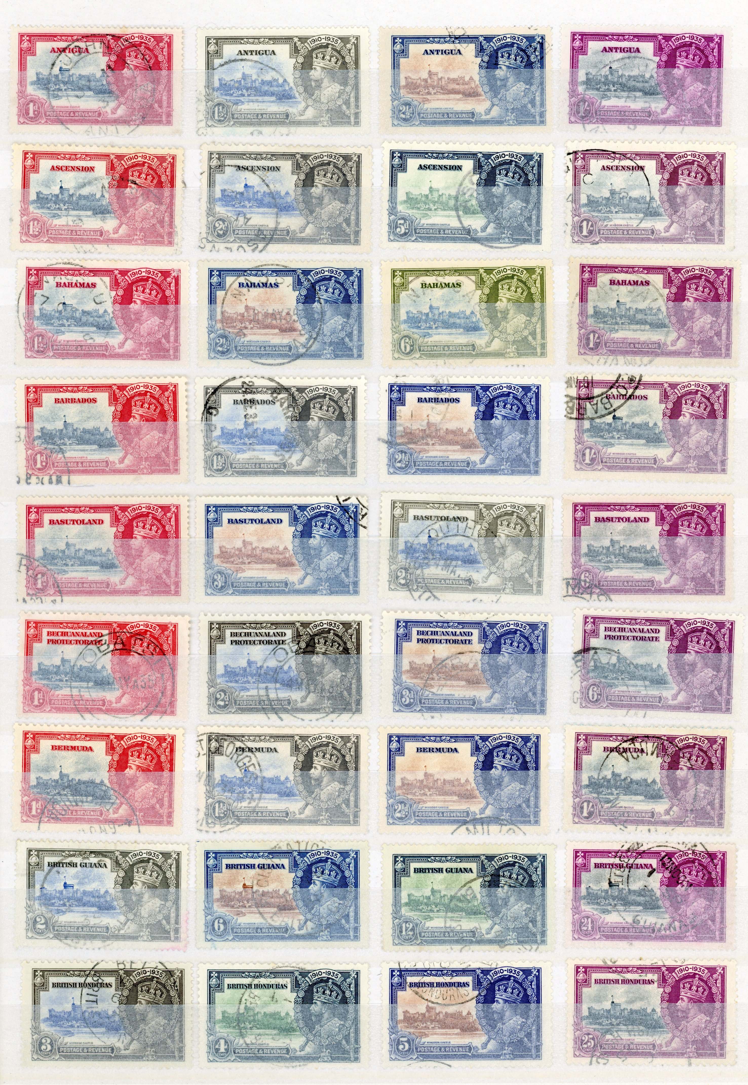 British Commonwealth Silver Jubilee used