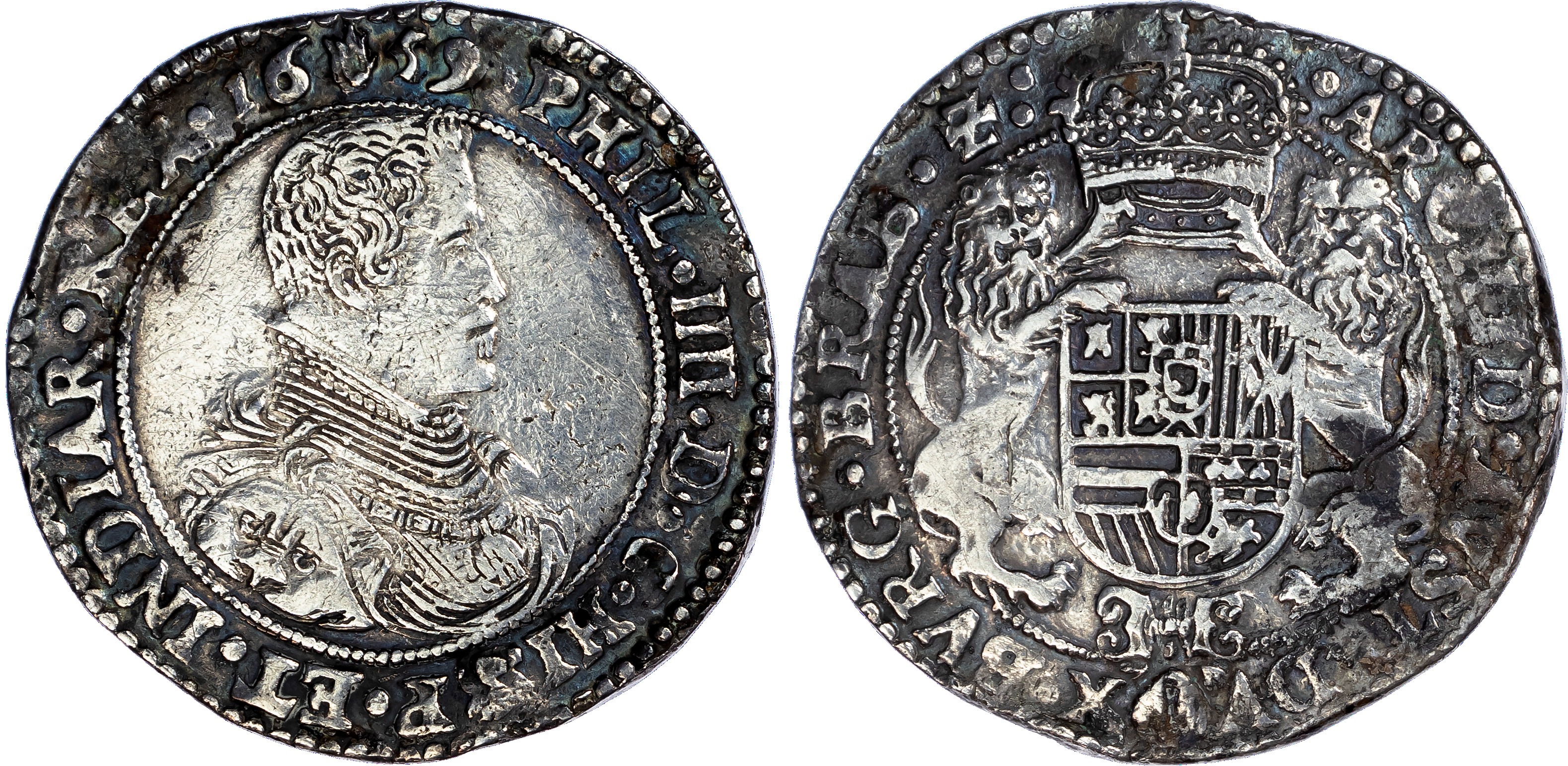 Netherlands, Brabant, Philip IV (1621-1665), silver Ducaton, 1659