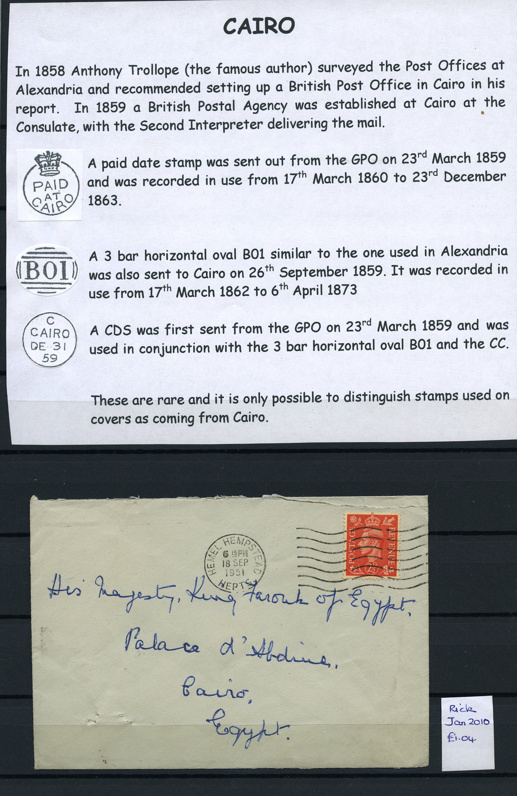 GB Used Abroad. 1859-79 collection (31 items...