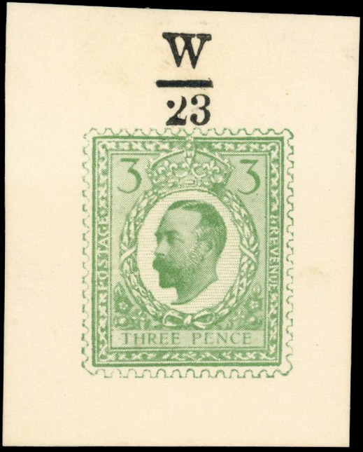 GB 1911-12 Hentschel Small Format colour essay 3d in green