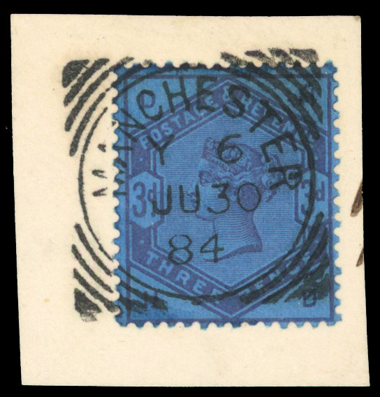 1884 3d Colour trial purple/deep blue BF