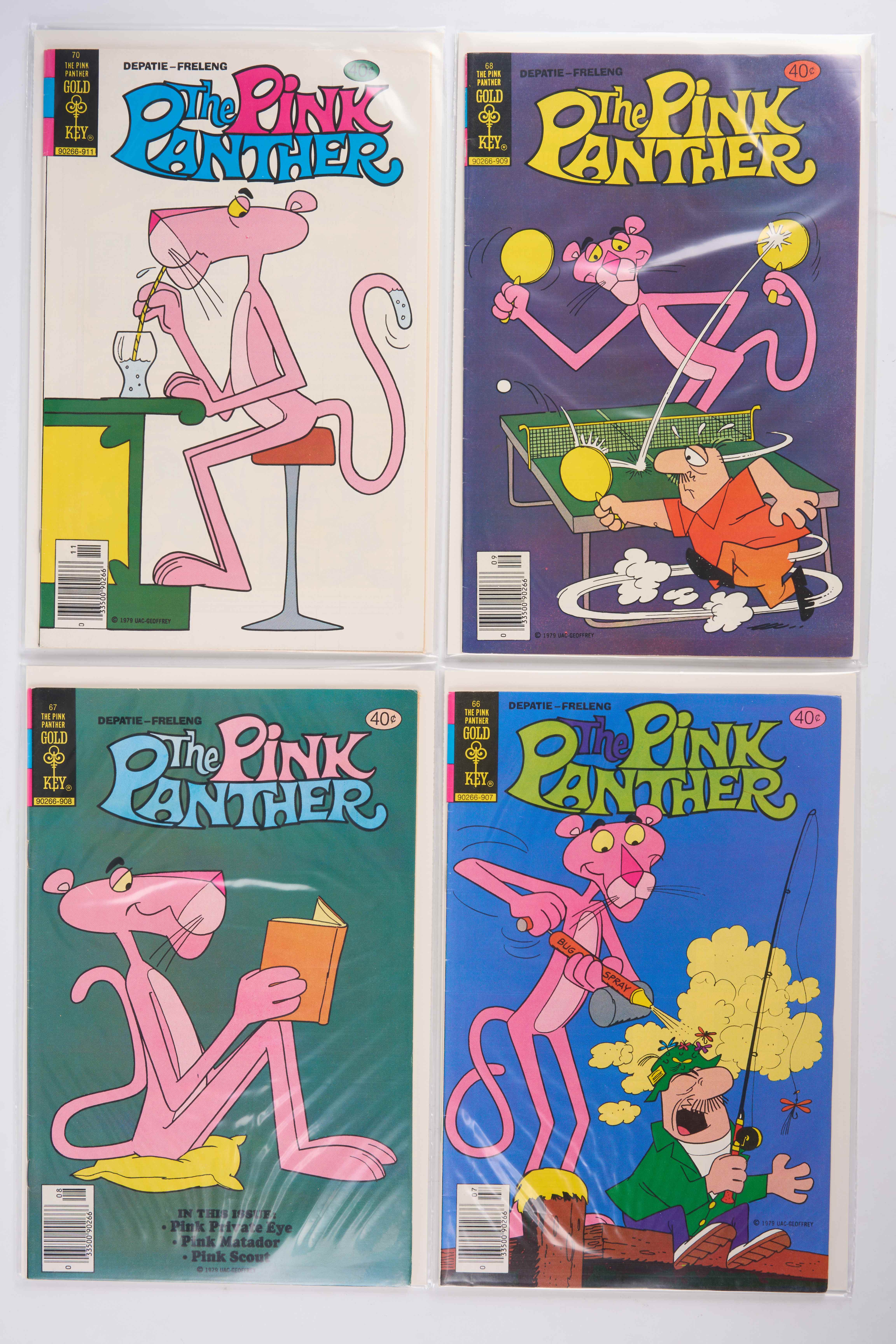 The Pink Panther (Gold Key, 1970s) Bundle of 15 Issues