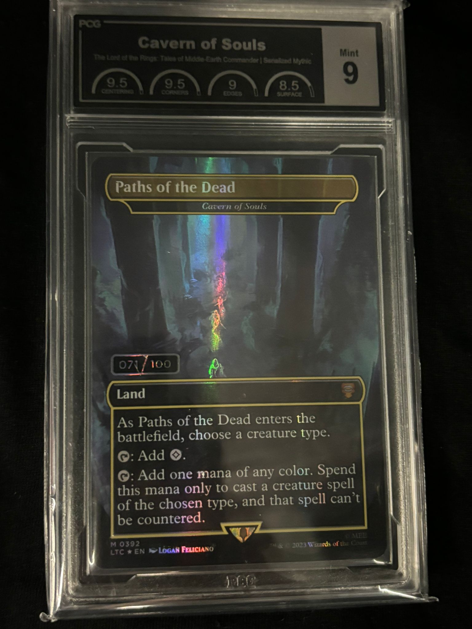 Magic The Gathering - Cavern of Souls 071/100 Serialized - Lord of the Rings Tales of Middle Earth 