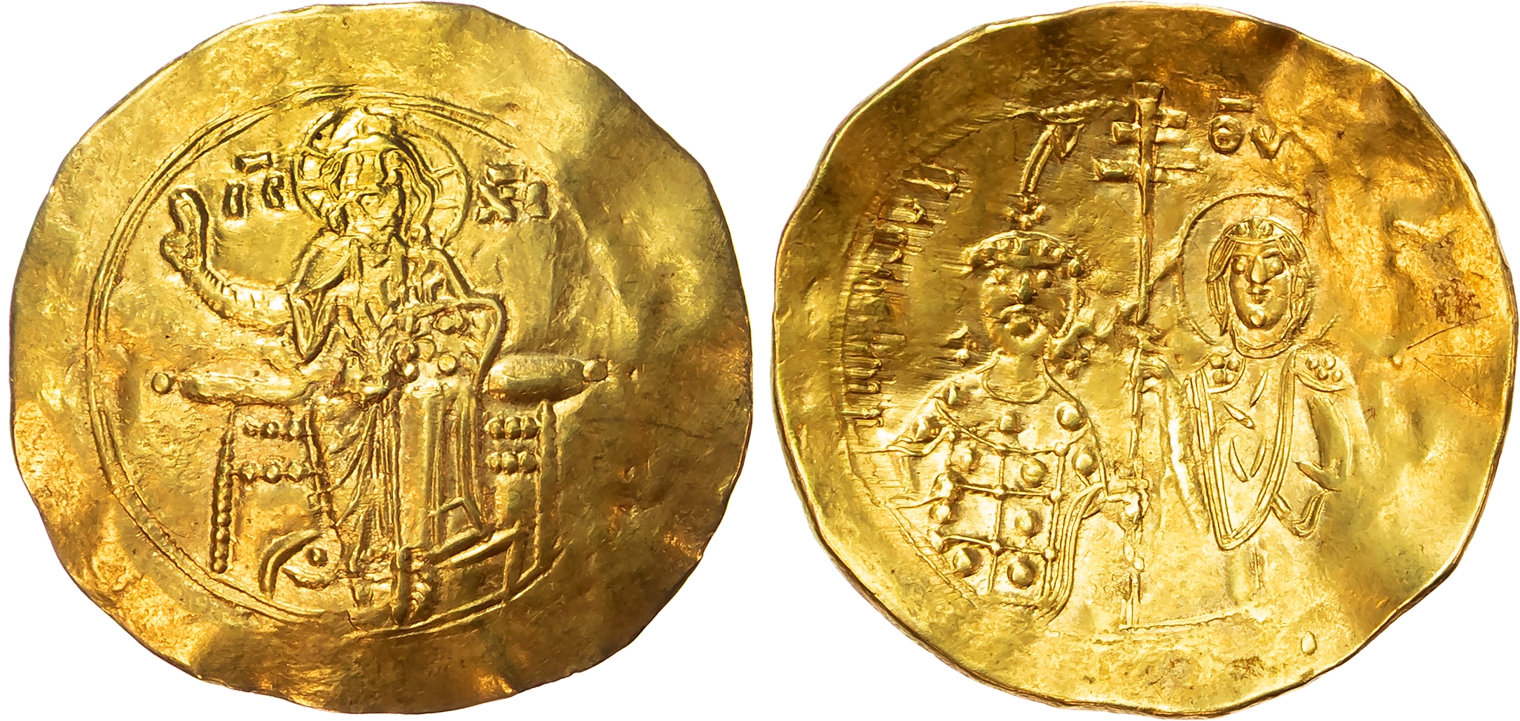 John II Comnenus (AD 1118-1143) AV Hyperpyron, Constantinople, 4.39g.