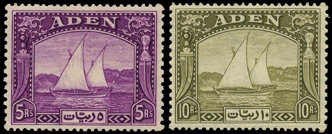1937 Dhow set of twelve, unmounted o.g.,...