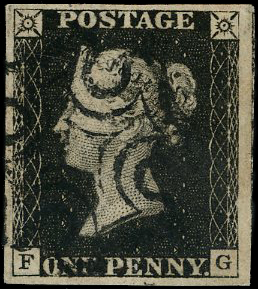 Great Britain SG 2 Plate 8 FG