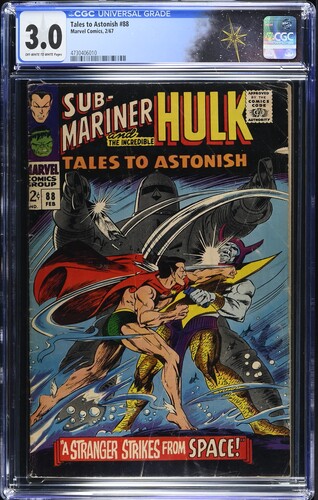 Tales to Astonish #88 CGC 3.0 Stan Lee story, Gene Colan and Bill Everett cover (Marvel Comics, 1967)