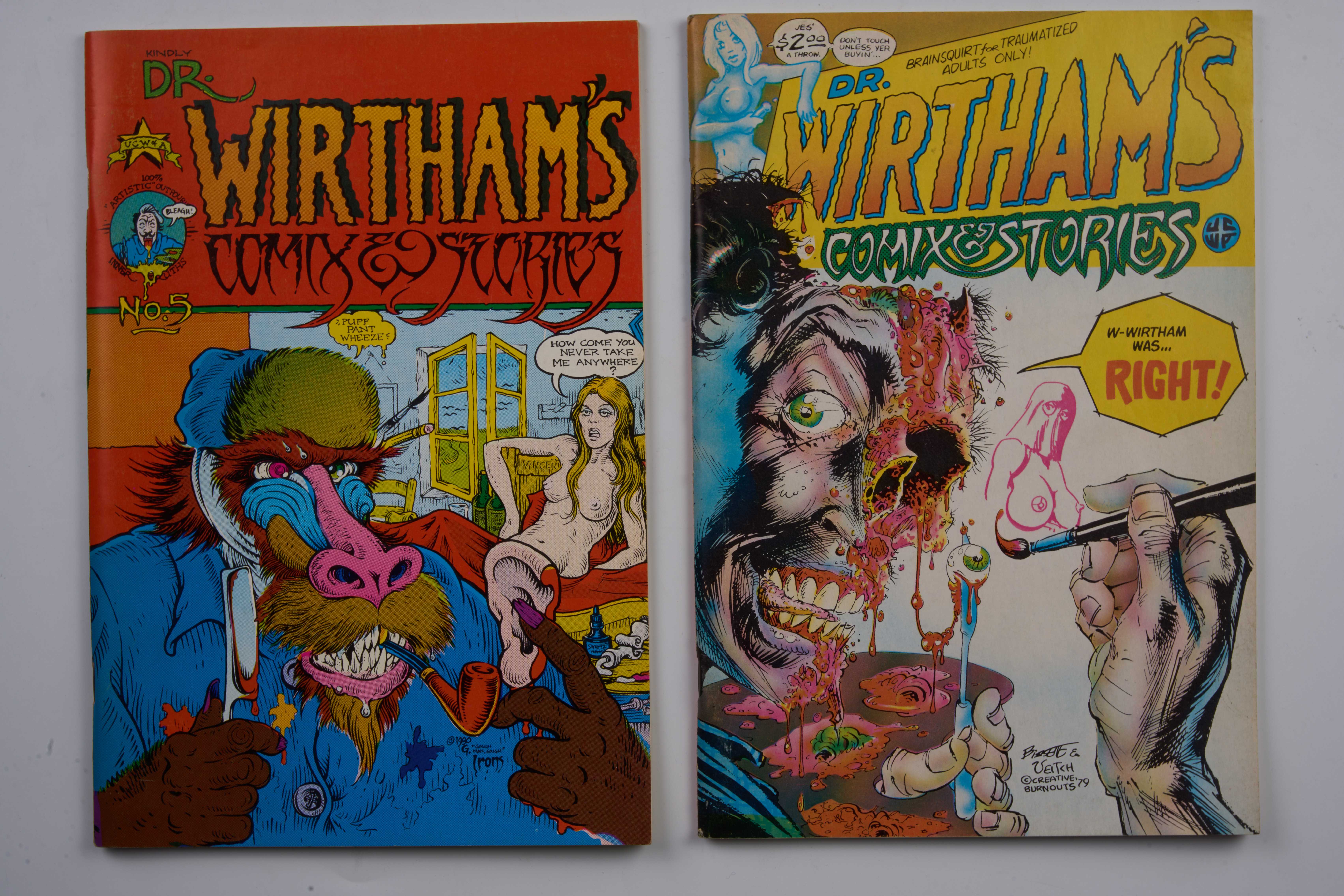 Dr. Wirtham's Comix & Stories, Honkeytonk Sue, Amazing Heroes & Kountry Komics (DWC&S/Bell/Last Gasp, 1972-87) Bundle of 6