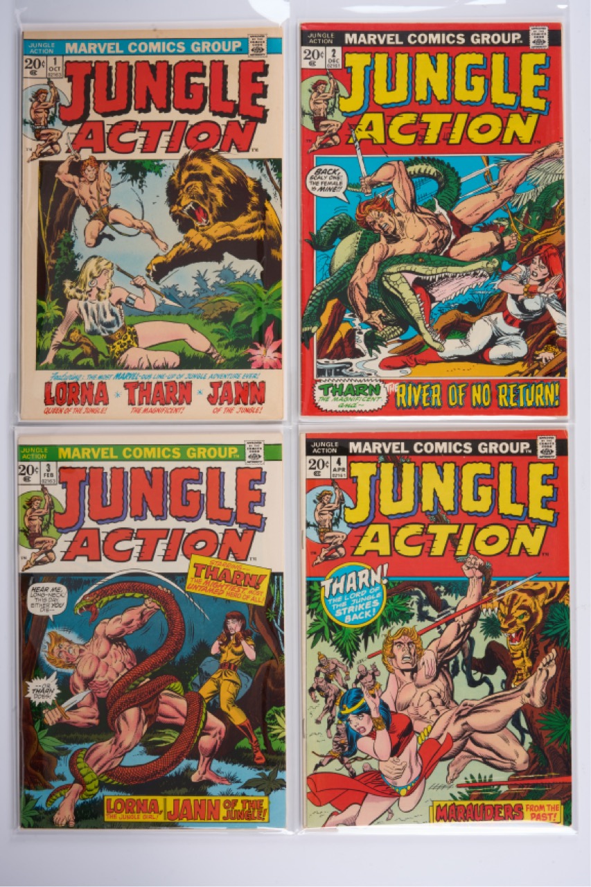 Jungle Action Volume 2 #1-#4 (Marvel Comics, 1972) Bundle of 4
