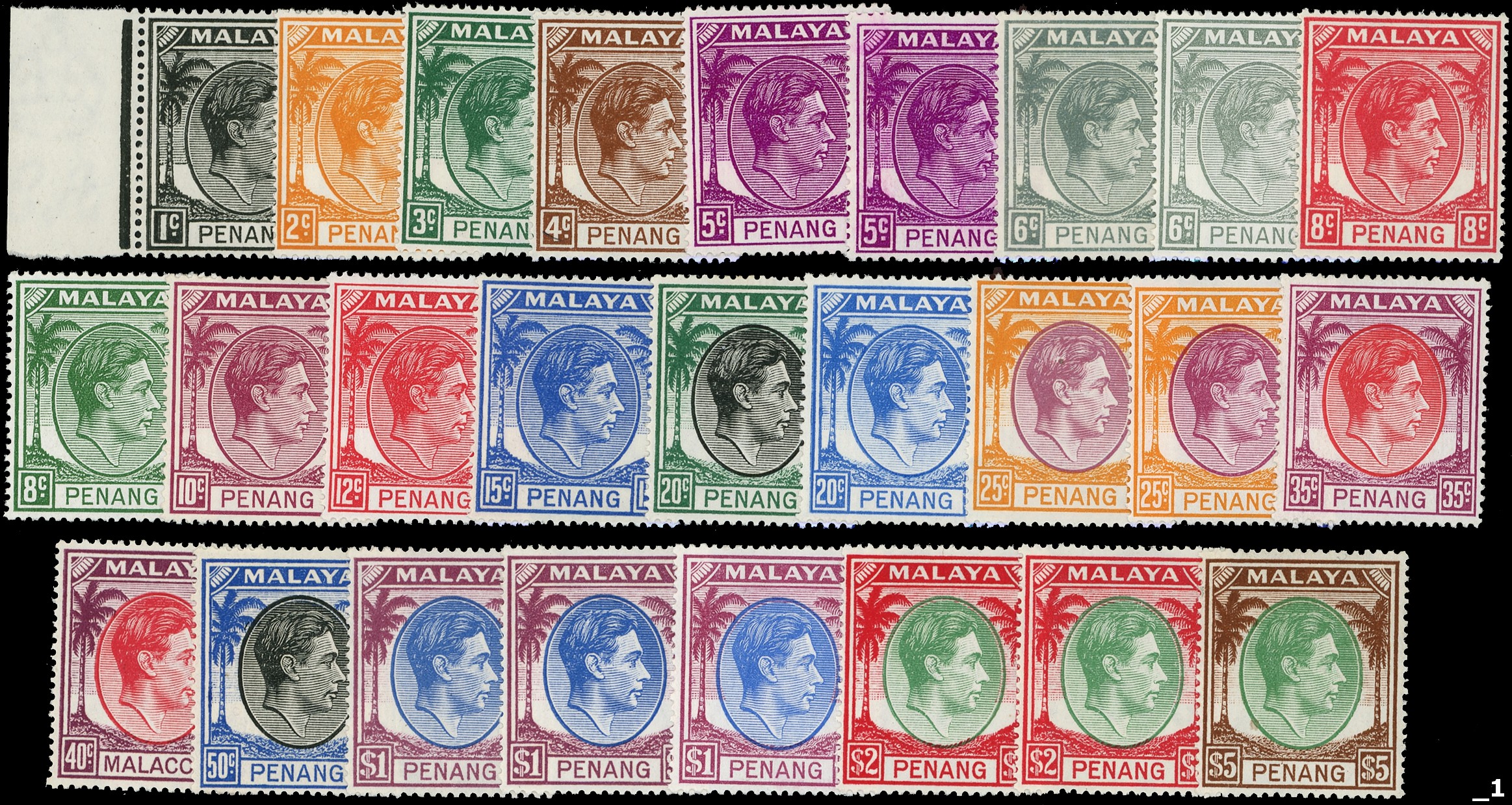 Malaya Penang SG 3-22...