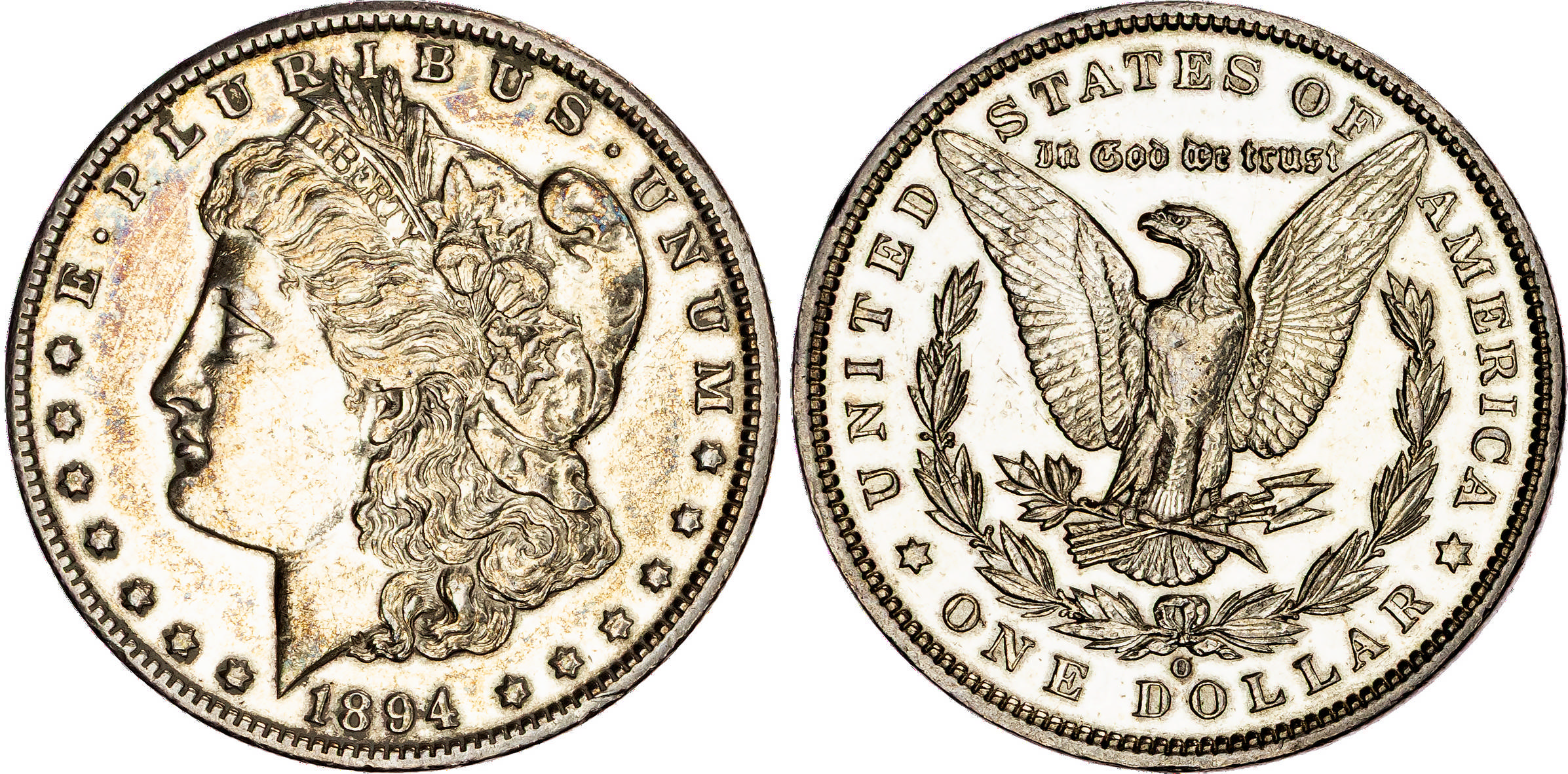USA, silver Morgan Dollar, 1894, New Orleans
