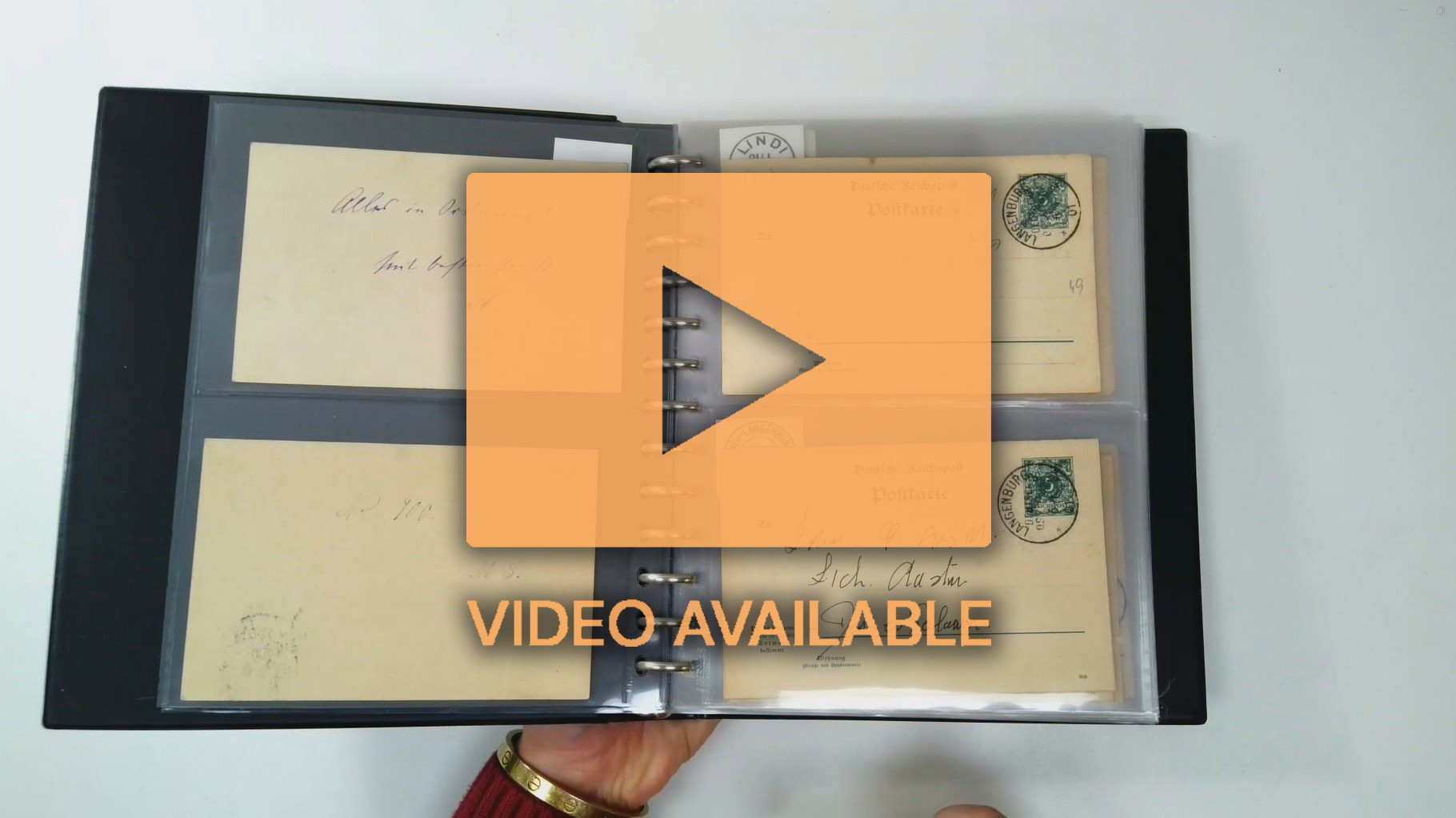 German East Africa postal stationery used accumulation