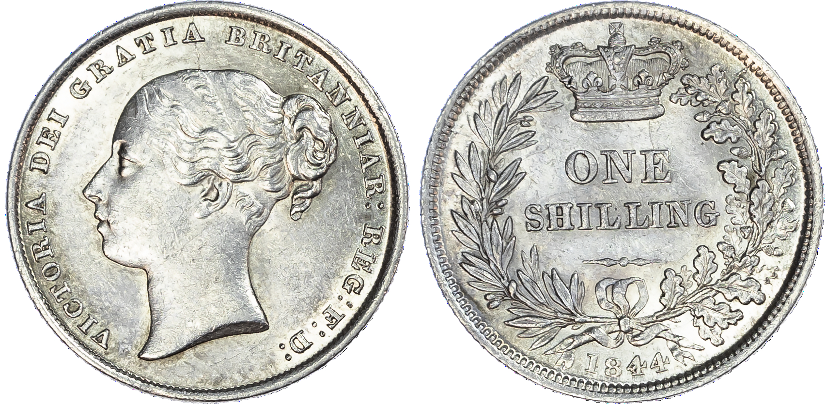 Victoria (1837-1901), Shilling, 1844