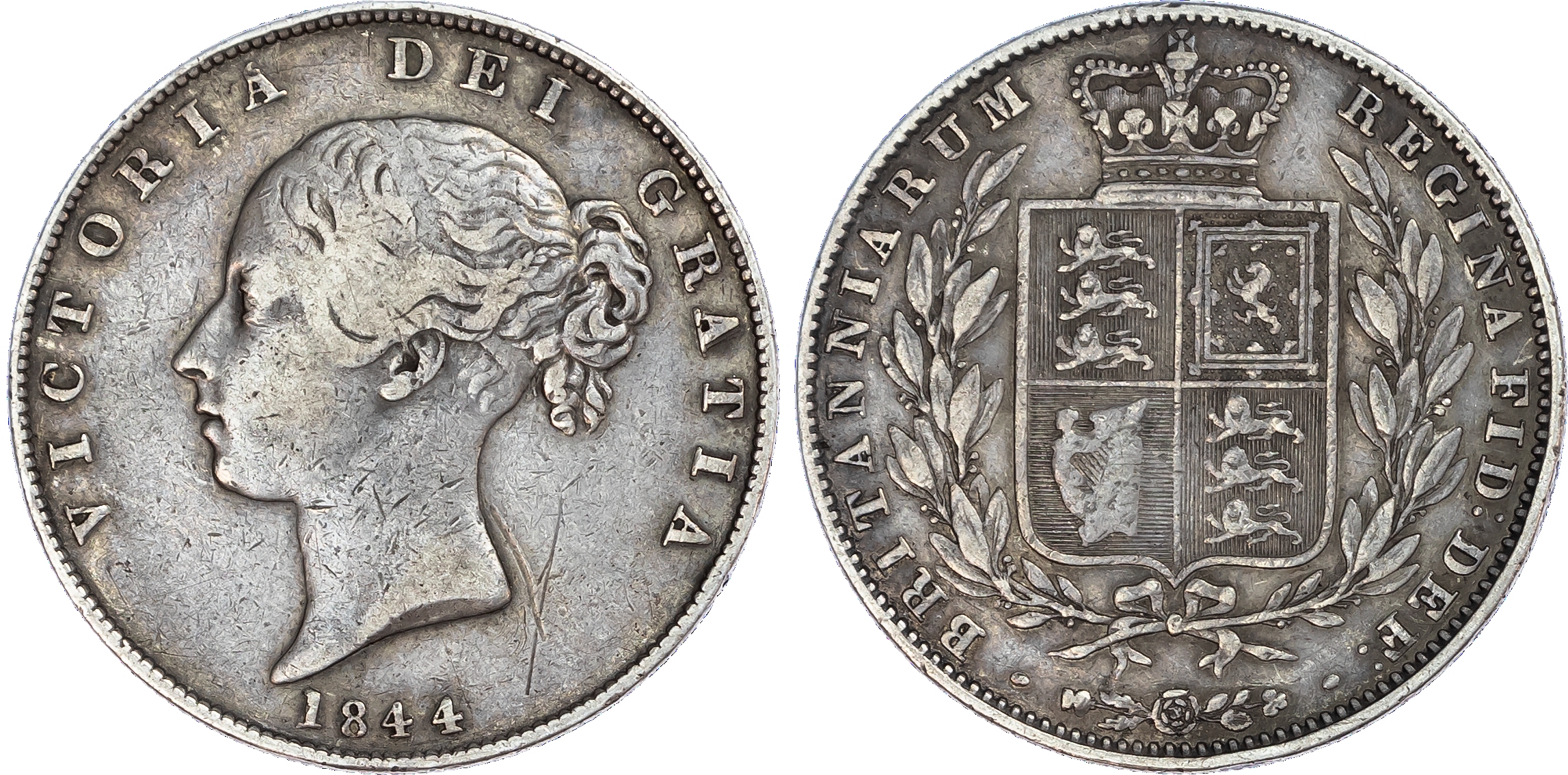 Victoria (1837-1901), Halfcrowns, 1840, 1844, 1850