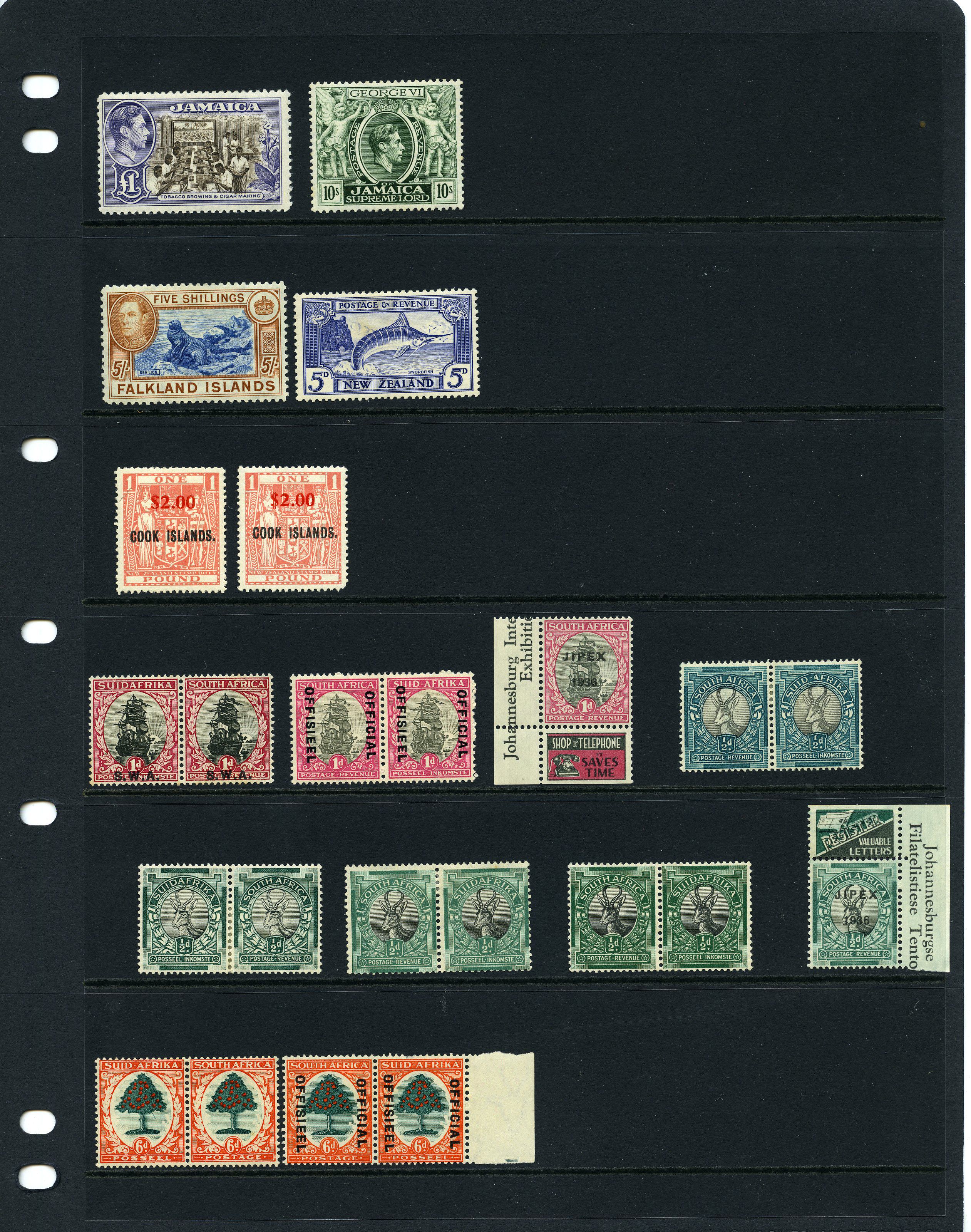 1927-1967 mint and used selection arranged...