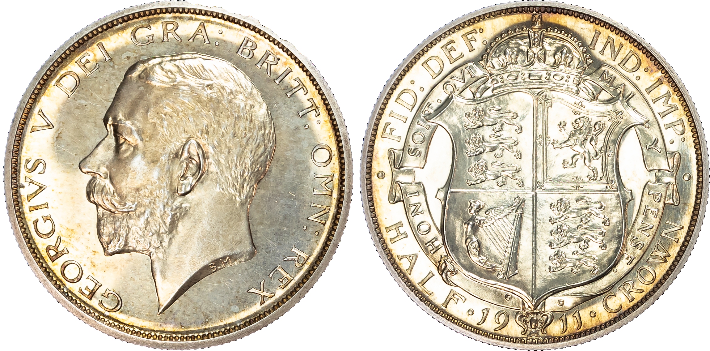 George V (1910-1936), Proof Halfcrown, 1911