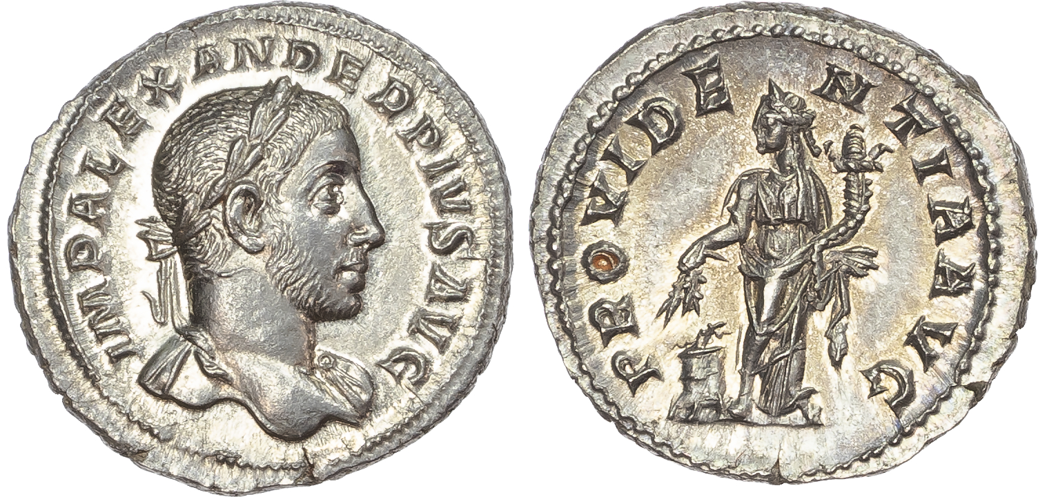 Severus Alexander (AD 222-235) AR Denarius, Rome, AD 232, 3.83g. 