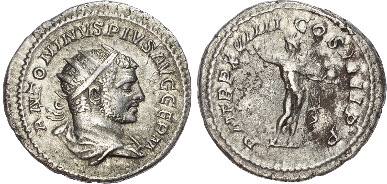 Caracalla (AD 198-217) AR Antoninianus, Rome, AD 215, 5.45g. 