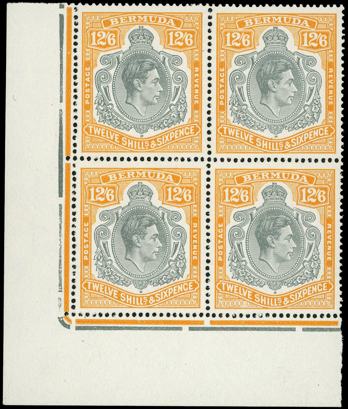 Bermuda SG 120c block mint