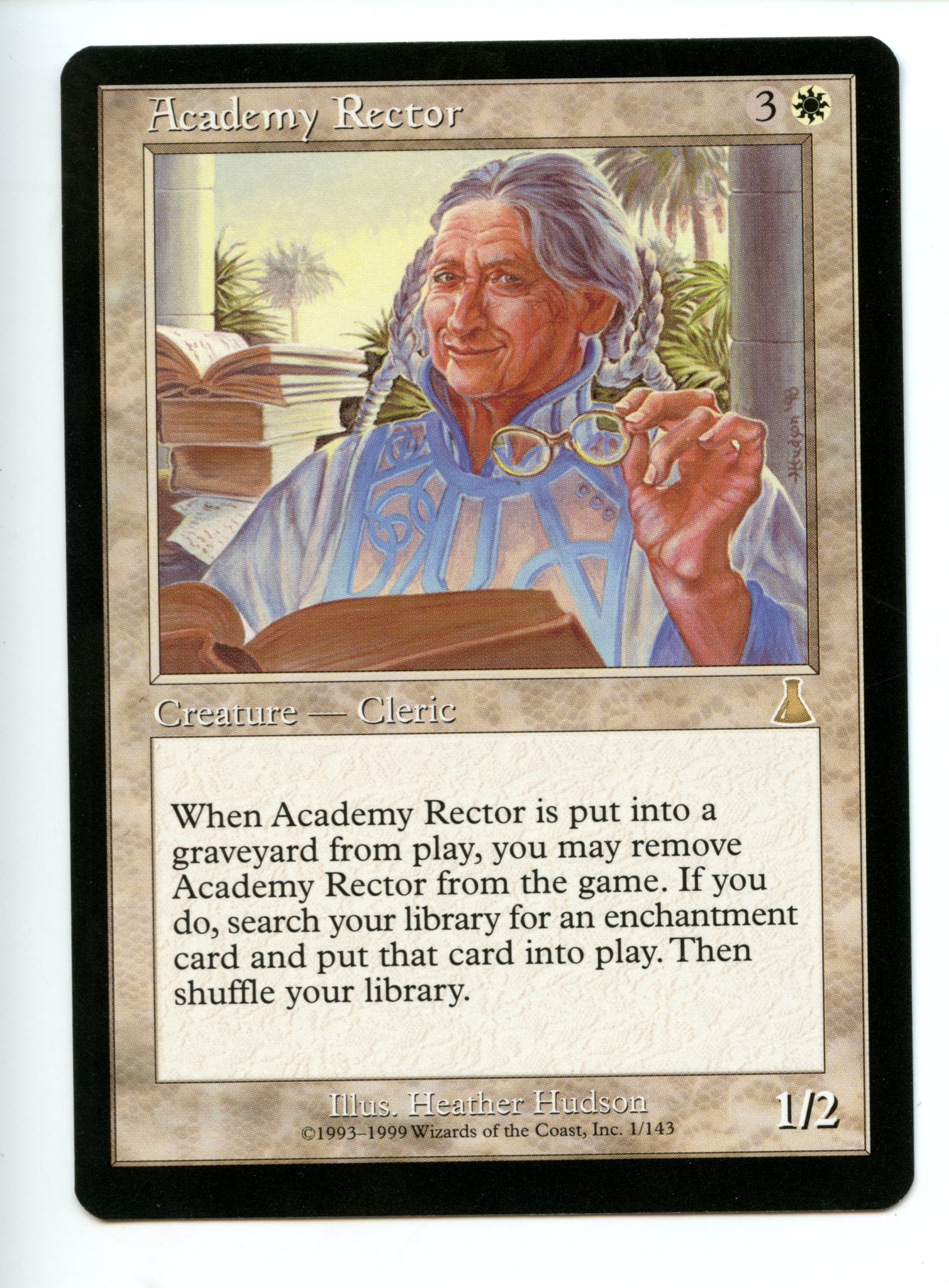 Magic the Gathering - Academy Rector  - Urza's Destiny - Near Mint