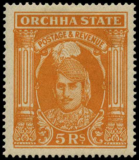 1939 5r yellow-orange, part o.g. with a...