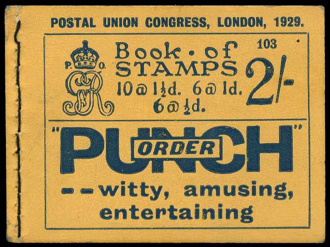1929 (May) 2/- PUC booklet (#103),...