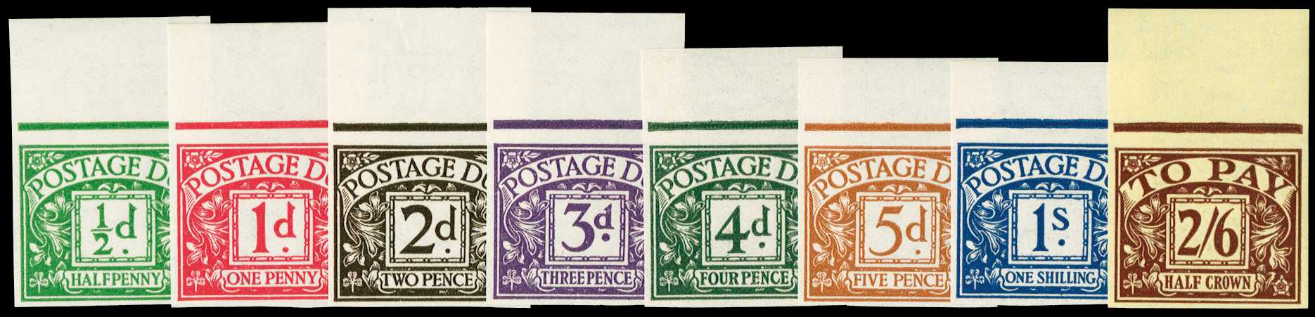 1936-37 ½d-2s6d Postage Due Imprimaturs....