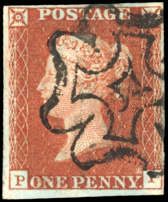 GB 1d red SG 8 distinctive Channel Islands MC 