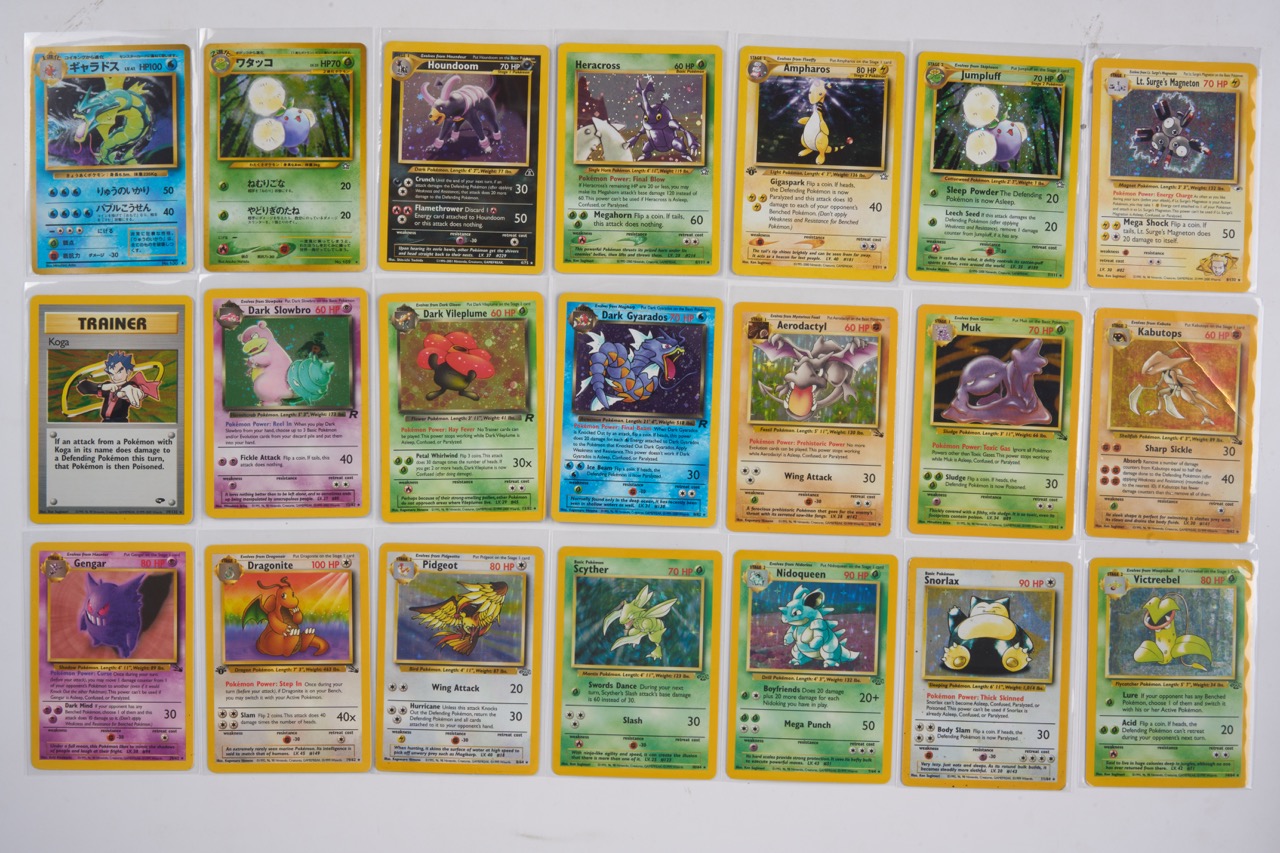 Vintage Childhood Collection - Jungle, Fossil, Team Rocket, Gym sets, Neo era