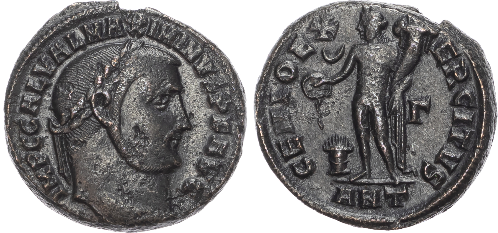 Group Lot of 7 4th Century Roman Folles. 