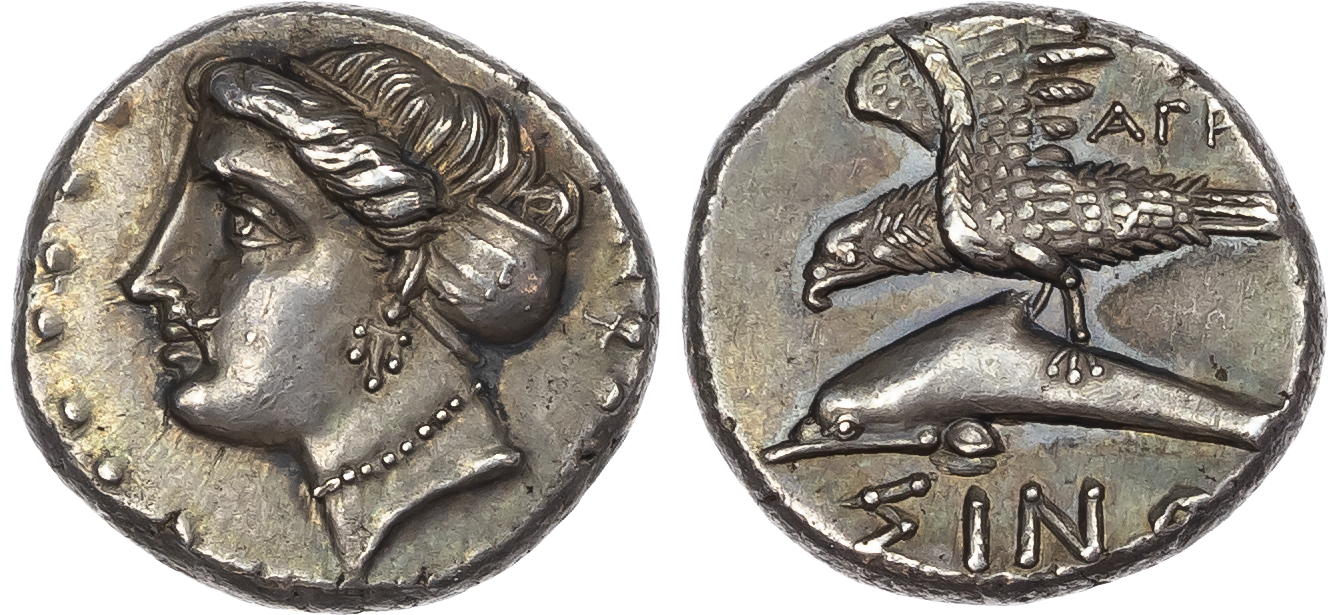 Paphlagonia, Sinope (c. 330-300 BC) AR Drachm, Agreos, magistrate, 5.04g. 