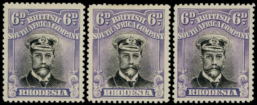 1923 6d Head Die IIIB, perf 15, white...