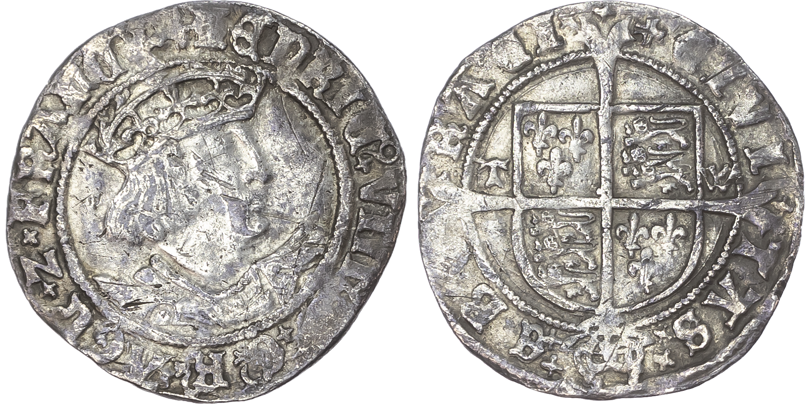 Henry VIII (1485-1509), Groat, second coinage (1526-44), York, Archbishop Wolsey.