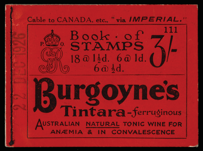 GB 1924 (BOOKLET) SGBB24var