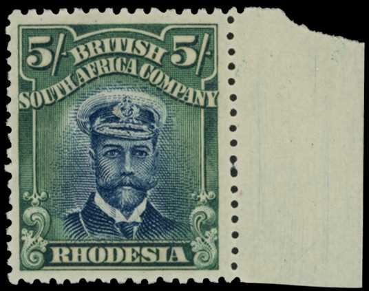 1913-7 5/- Head Die II, perf 14....